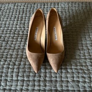 Manolo Blahnik Nude Heels